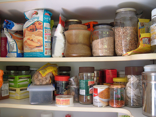 Cluttered Pantry